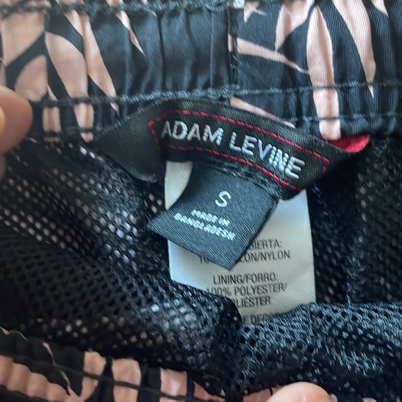 Adam Levine - swim trunks. pink and black. size small. trendy! - Picture 3 of 4